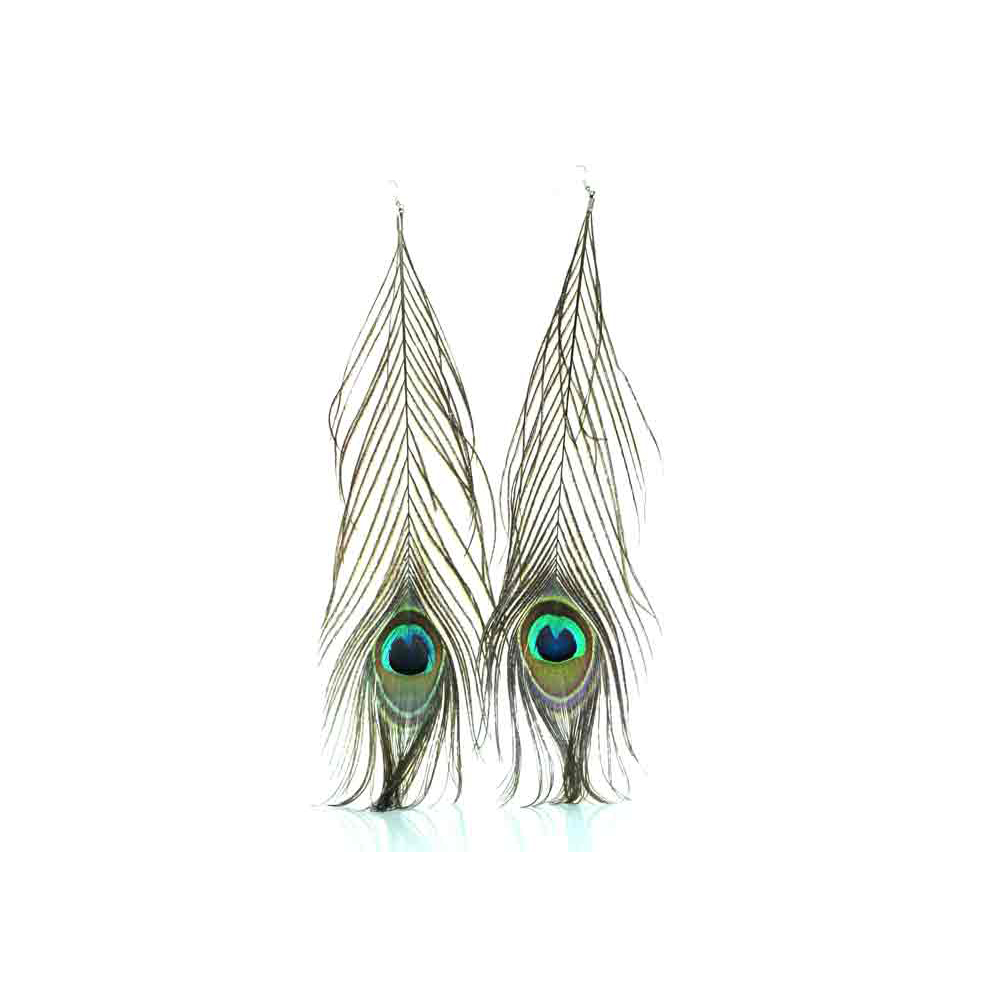 Famous Peacock Earrings -Huge Eye